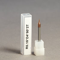 METALDUR 0.3*50 2FLUTE BALLNOSE COPPER 55HRC TiCN COATED