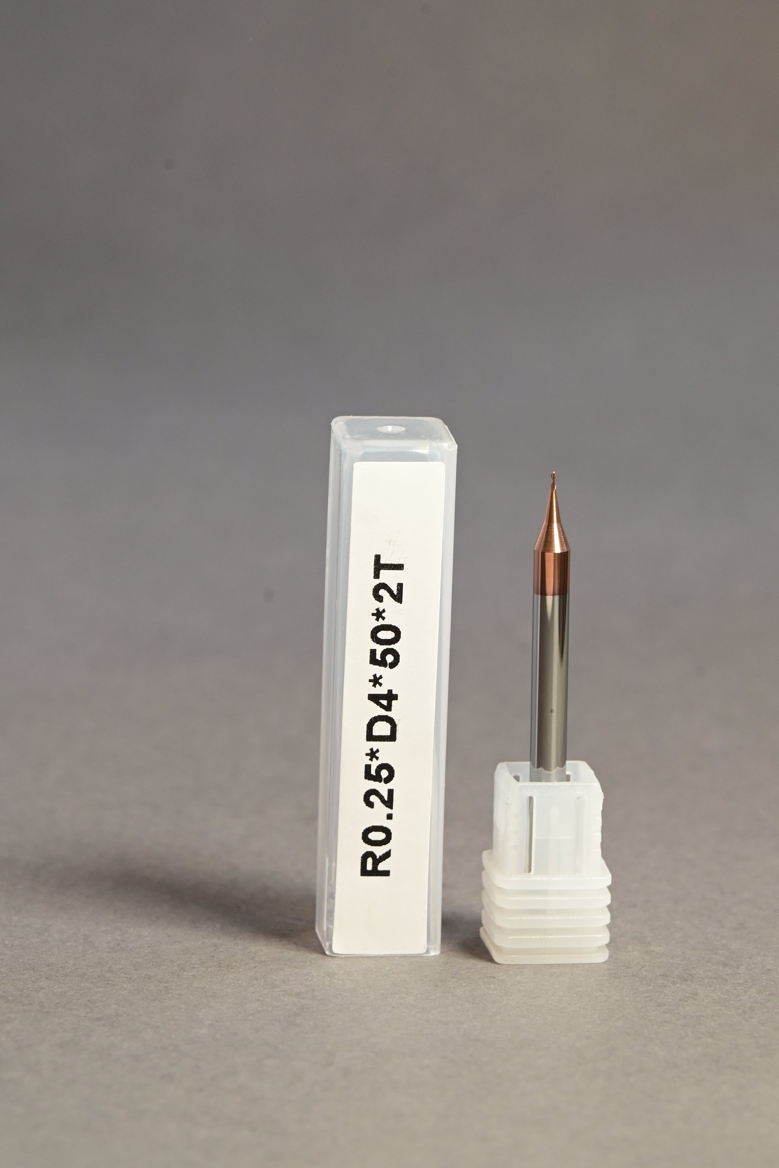 METALDUR 0.5*50 2FLUTE BALLNOSE COPPER 55HRC TiCN COATED