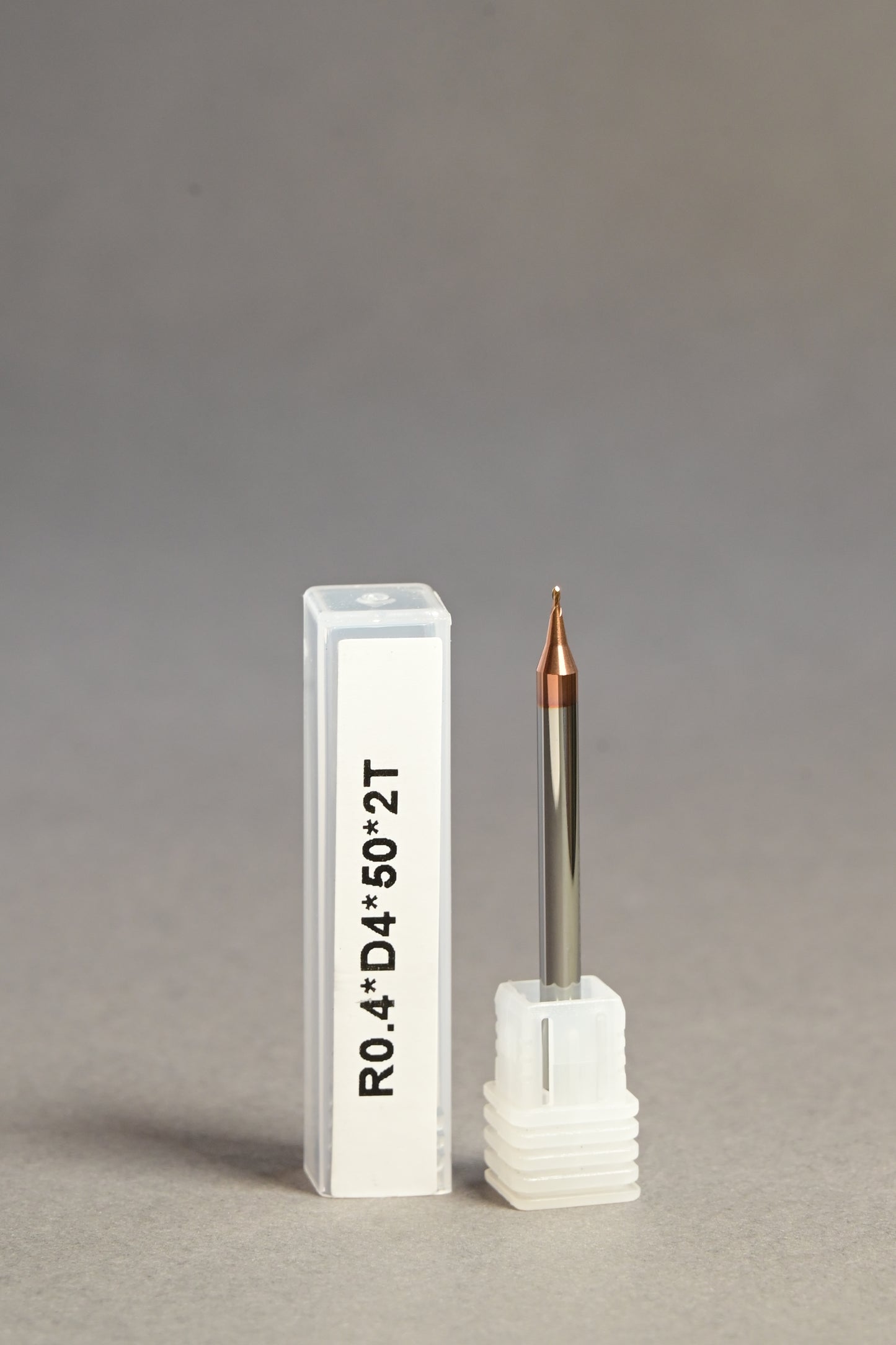 METALDUR 0.8*50 2FLUTE BALLNOSE COPPER 55HRC TiCN COATED