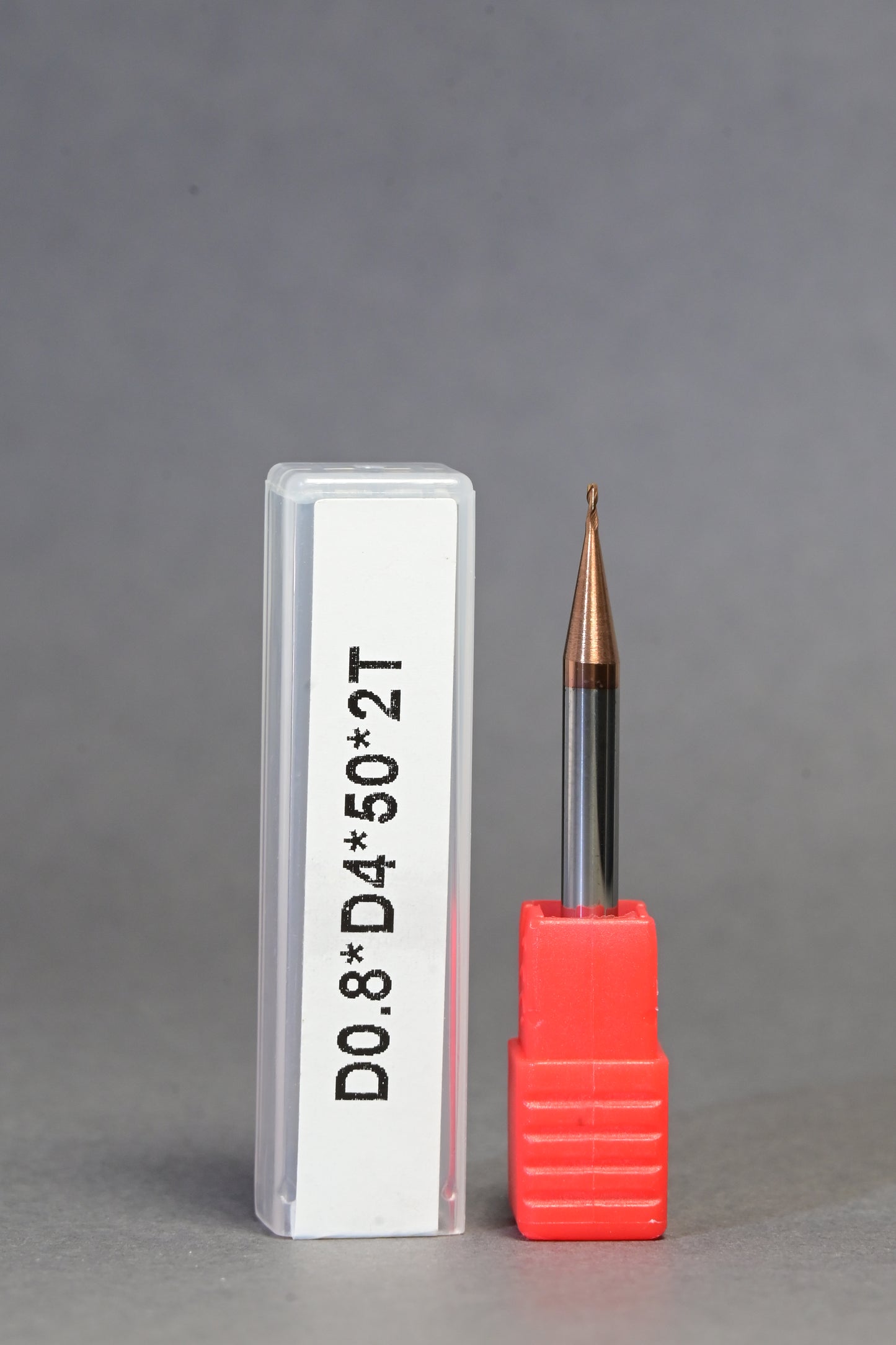 METALDUR 0.8*50 2FLUTE FLAT COPPER 55HRC TiCN COATED
