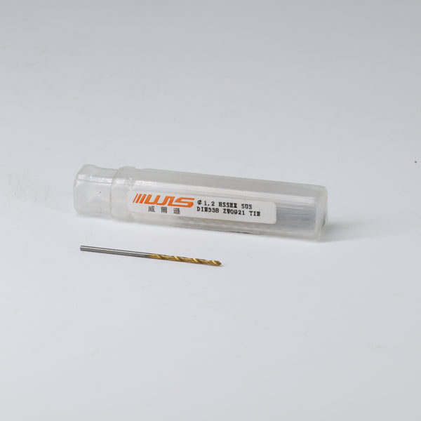 WILSON HS 1.2*16*38 HSS-EX M35 SUS DIN338 TiN