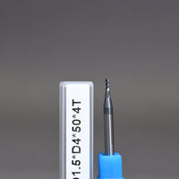 METALDUR 1.5*50 4FLUTE FLAT BLACK 55HRC ALTiAN COATED