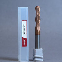 CARBIFORCE 10*100 2FLUTE BALLNOSE  55HRC TiSiN COATED