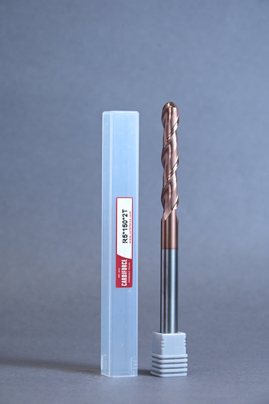 CARBIFORCE 10*150 2FLUTE BALLNOSE  55HRC TiSiN COATED