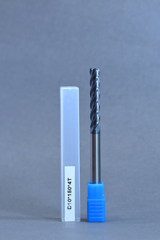 METALDUR 10*150 4FLUTE FLAT BLACK 55HRC ALTiAN COATED