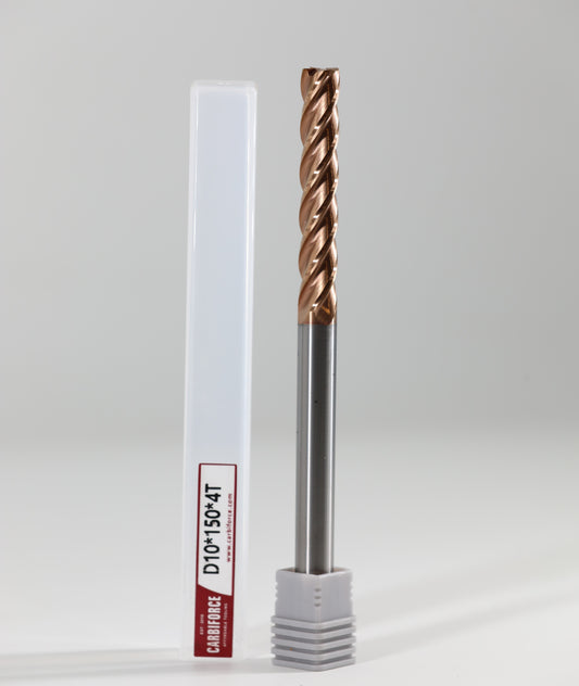 CARBIFORCE 10*150 4FLUTE FLAT  55HRC TiSiN COATED