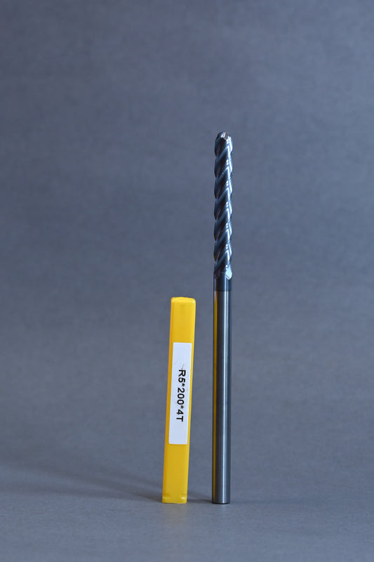 METALDUR 10*200 4FLUTE BALLNOSE BLACK 55HRC ALTiAN COATED