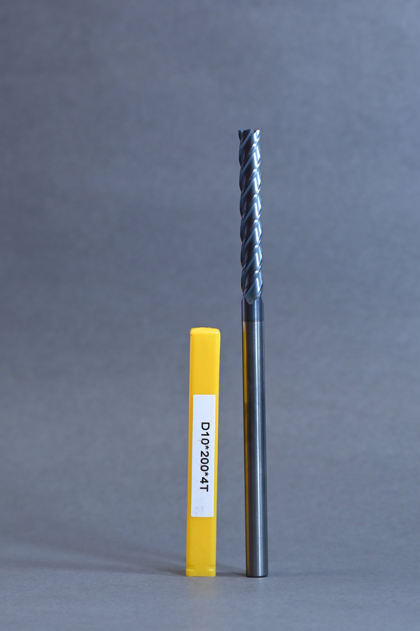 METALDUR 10*200 4FLUTE FLAT BLACK 55HRC ALTiAN COATED
