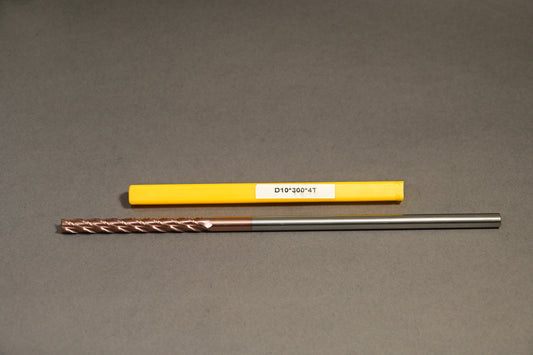 METALDUR 10*300 4FLUTE FLAT COPPER 55HRC TiCN COATED