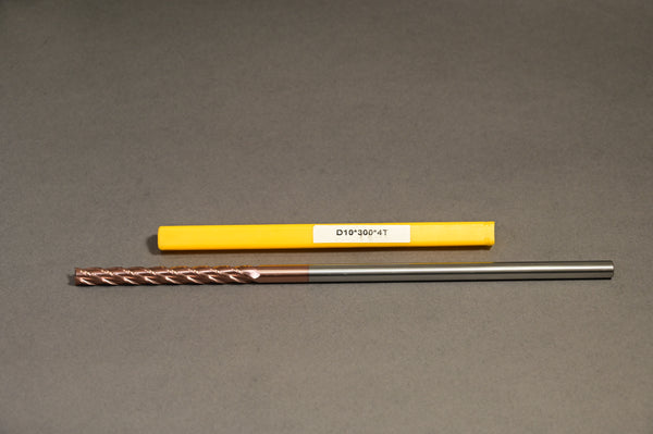 METALDUR 10*300 4FLUTE FLAT COPPER 55HRC TiCN COATED