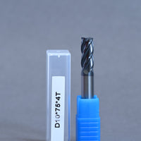 METALDUR 10*75 4FLUTE FLAT BLACK 55HRC ALTiAN COATED