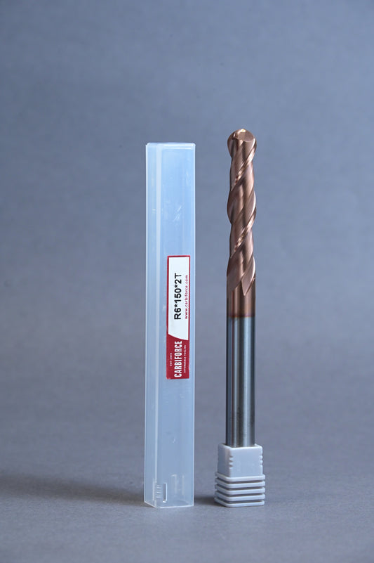 CARBIFORCE 12*150 2FLUTE BALLNOSE  55HRC TiSiN COATED