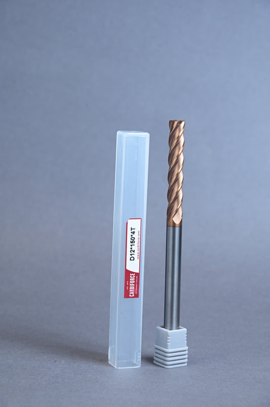 CARBIFORCE 12*150 4FLUTE FLAT  55HRC TiSiN COATED