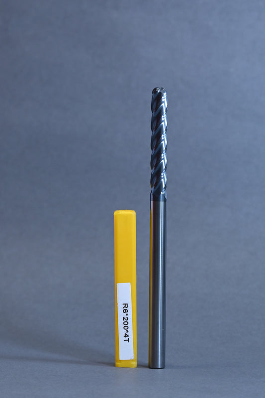 METALDUR 12*200 4FLUTE BALLNOSE BLACK 55HRC ALTiAN COATED