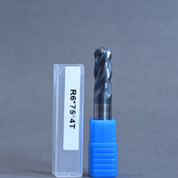 METALDUR 12*75 4FLUTE BALLNOSE BLACK 55HRC ALTiAN COATED