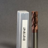 METALDUR R1 12*75 4FLUTE FLAT COPPER 55HRC TiCN COATED