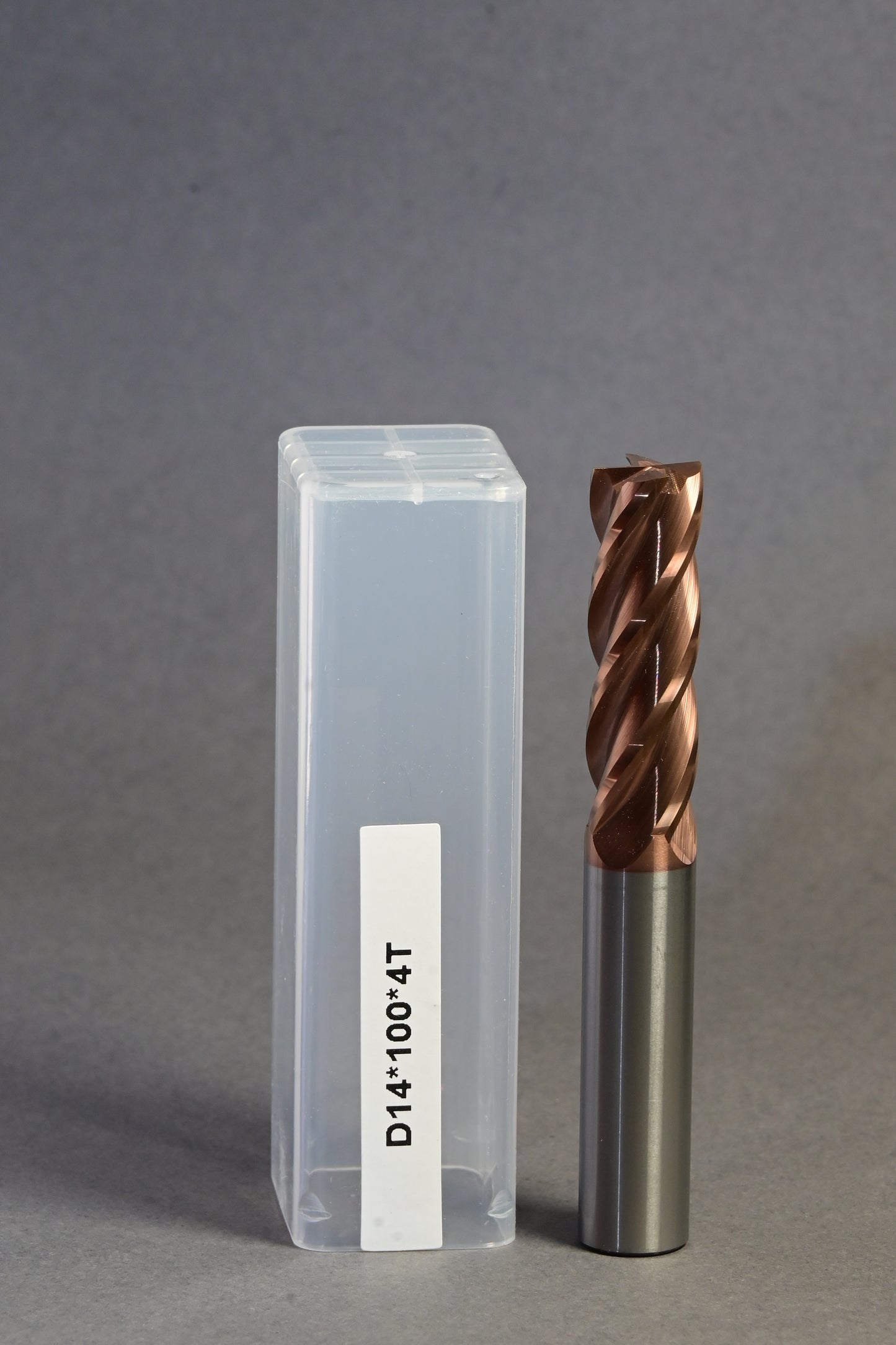 METALDUR 14*100 4FLUTE FLAT COPPER 55HRC TiCN COATED