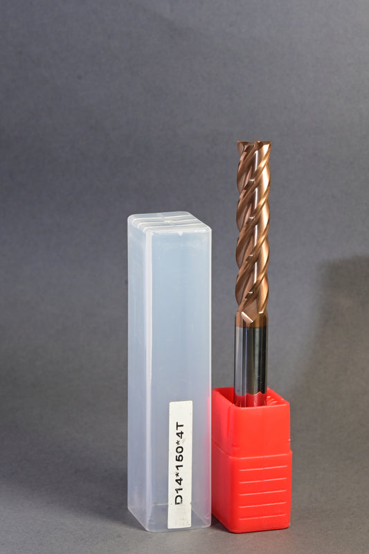 METALDUR 14*150 4FLUTE FLAT COPPER 55HRC TiCN COATED