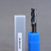 METALDUR 14*80 4FLUTE FLAT BLACK 55HRC ALTiAN COATED
