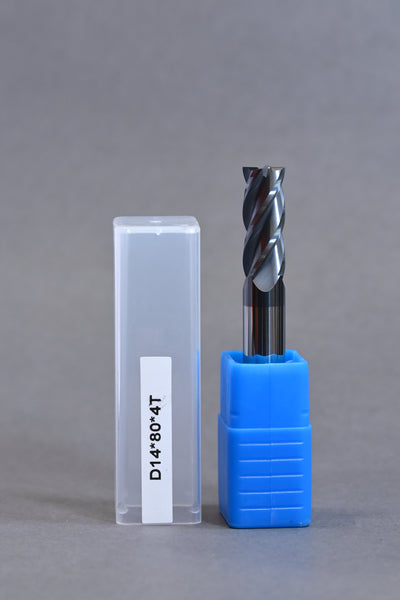 METALDUR 14*80 4FLUTE FLAT BLACK 55HRC ALTiAN COATED