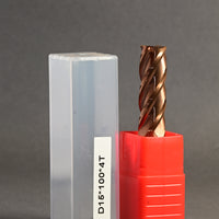 METALDUR 15*100 4FLUTE FLAT COPPER 55HRC TiCN COATED