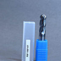 METALDUR 16*100 4FLUTE BALLNOSE BLACK 55HRC ALTiAN COATED