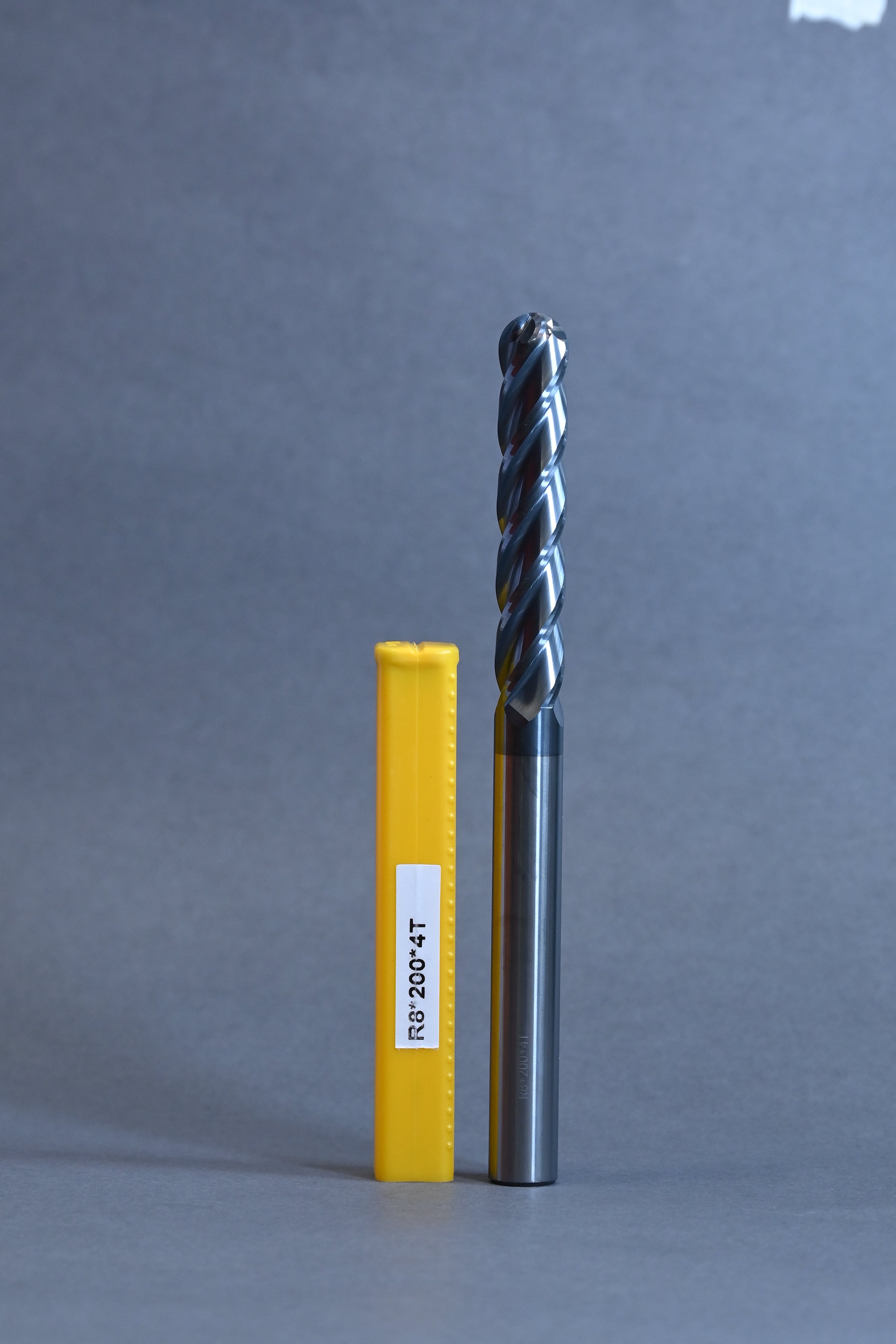 CARBIFORCE 16*200 4FLUTE BALLNOSE  55HRC TiSiN COATED