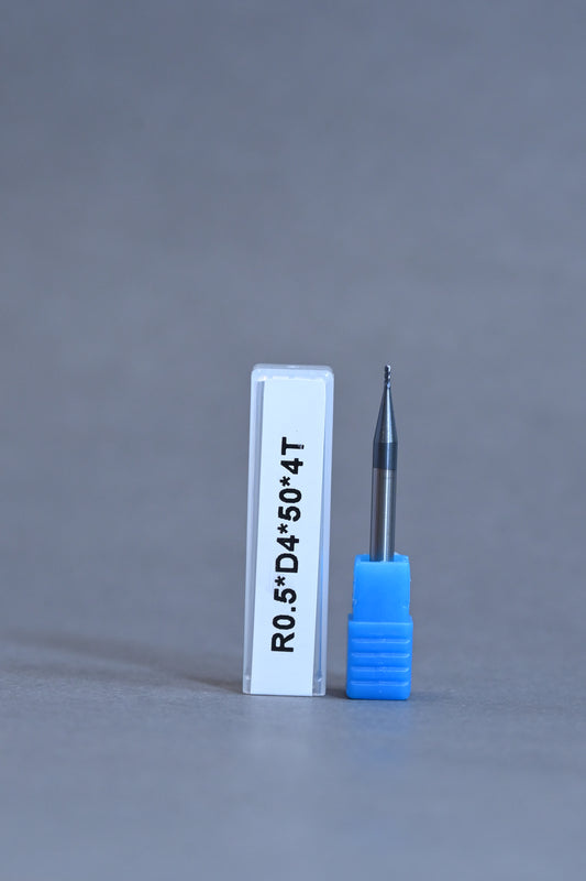 METALDUR 1*50 4FLUTE BALLNOSE BLACK 55HRC ALTiAN COATED