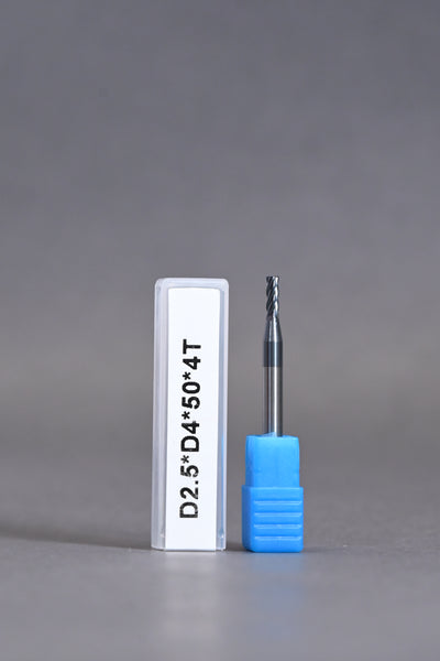 METALDUR 2.5*50 4FLUTE FLAT BLACK 55HRC ALTiAN COATED