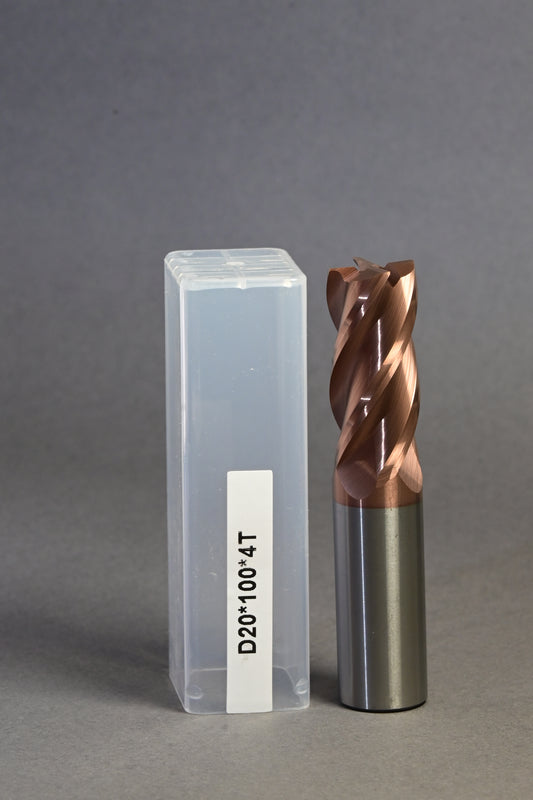 METALDUR 20*100 4FLUTE FLAT COPPER 55HRC TiCN COATED