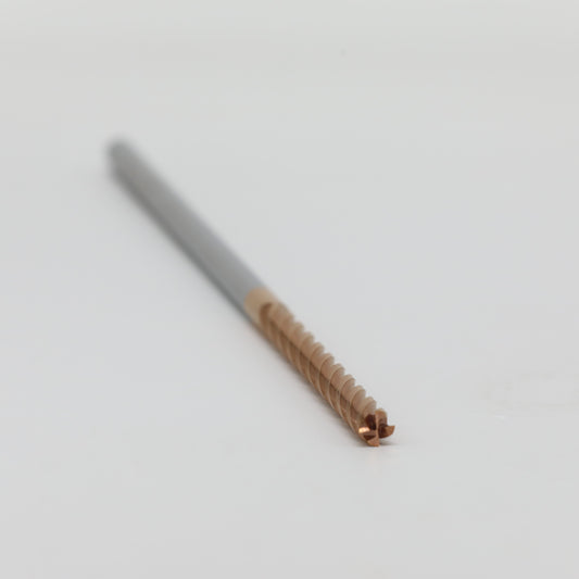 CARBIFORCE 10*250 4FLUTE FLAT  55HRC TiSiN COATED