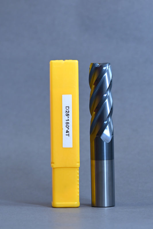 METALDUR 25*150 4FLUTE FLAT BLACK 55HRC ALTiAN COATED