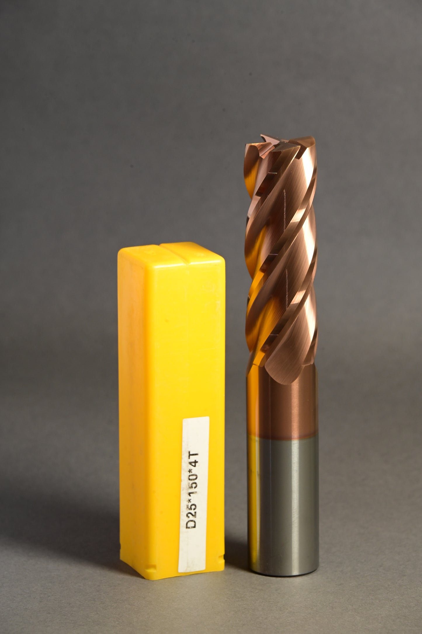 METALDUR 25*150 4FLUTE FLAT COPPER 55HRC TiCN COATED