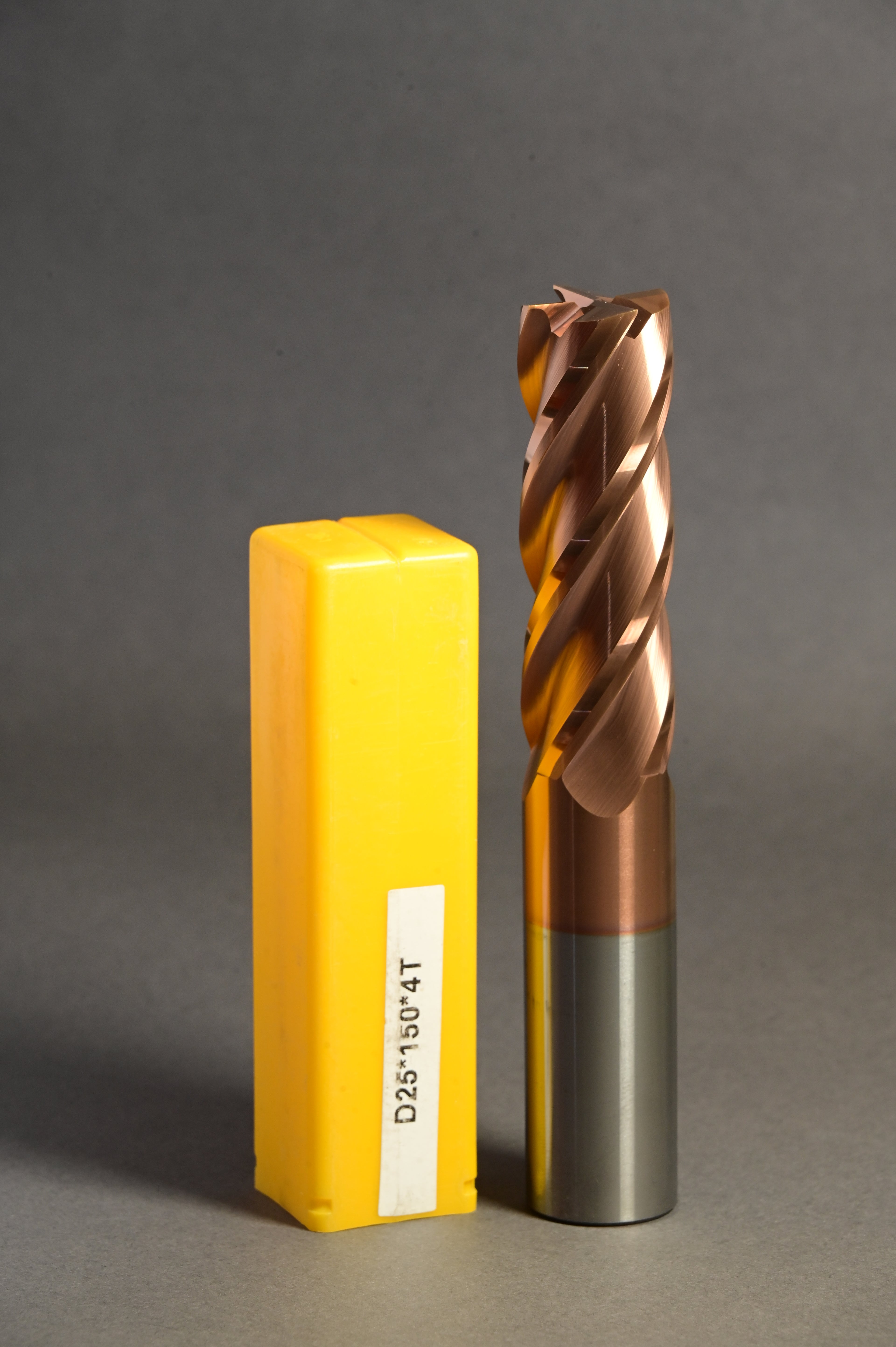 METALDUR 25*150 4FLUTE FLAT COPPER 55HRC TiCN COATED