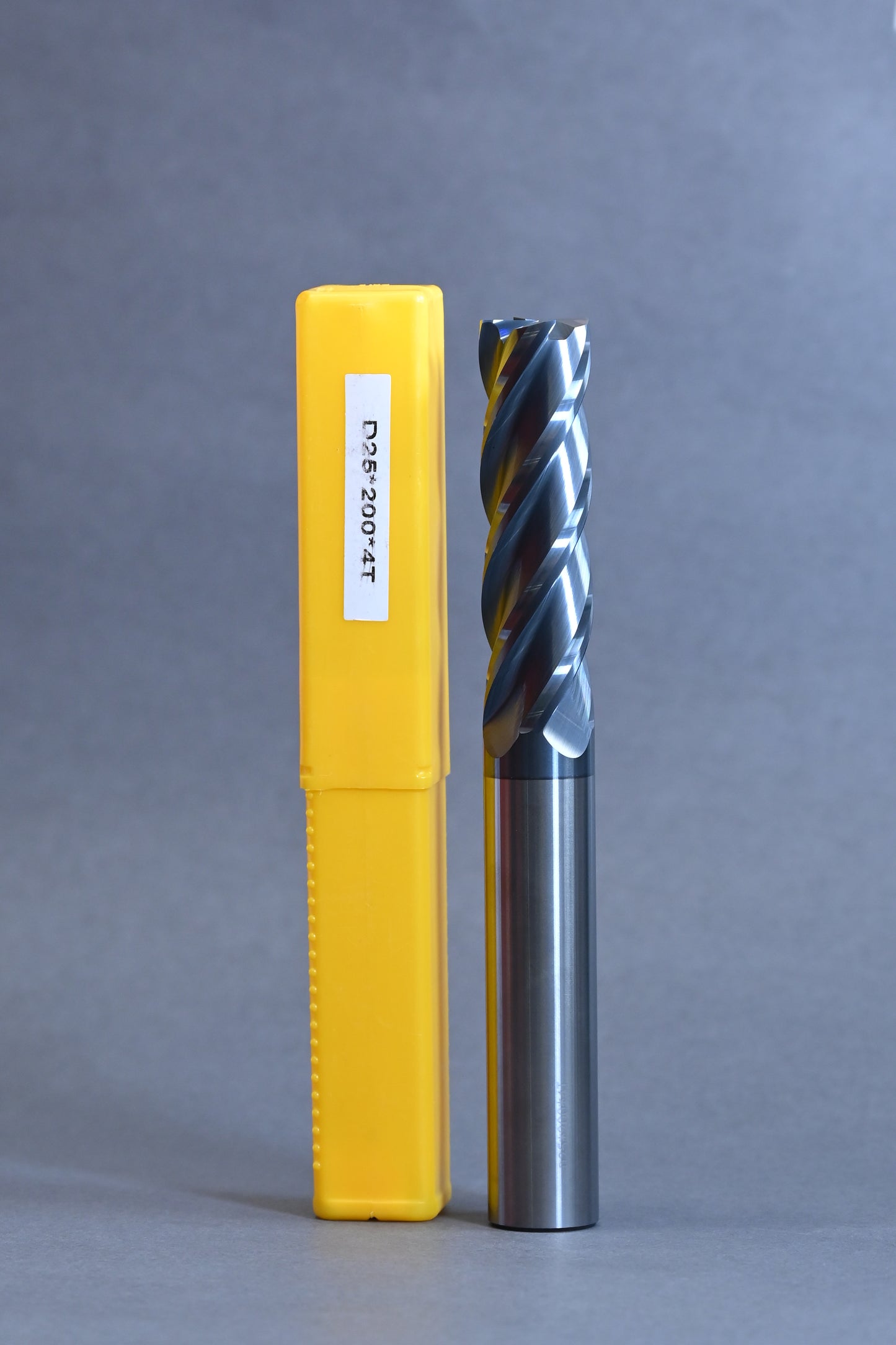 METALDUR 25*200 4FLUTE FLAT BLACK 55HRC ALTiAN COATED