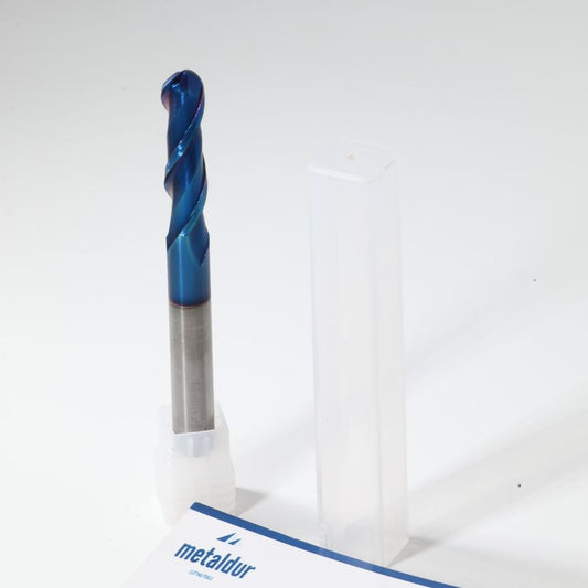 METALDUR 10*200 2FLUTE BALLNOSE BLUE 65HRC NANO COATED