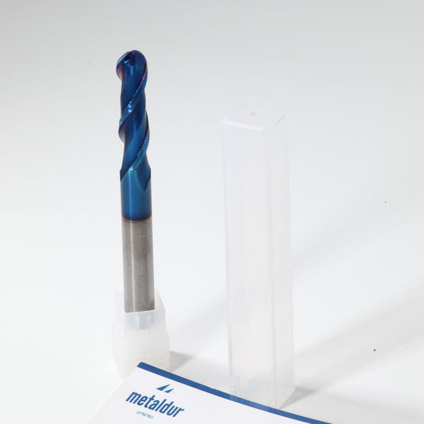 METALDUR 10*200 2FLUTE BALLNOSE BLUE 65HRC NANO COATED