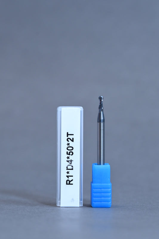 METALDUR 2*50 2FLUTE BALLNOSE BLACK 55HRC ALTiAN COATED