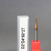 METALDUR 2*50 2FLUTE FLAT COPPER 55HRC TiCN COATED