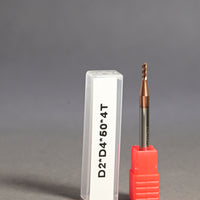 METALDUR 2*50 4FLUTE FLAT COPPER 55HRC TiCN COATED