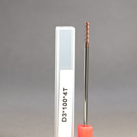 METALDUR 3*100 4FLUTE FLAT COPPER 55HRC TiCN COATED