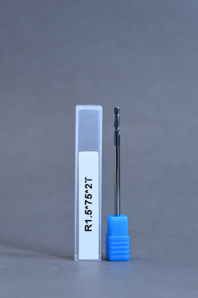 METALDUR 3*75 2FLUTE BALLNOSE BLACK 55HRC ALTiAN COATED