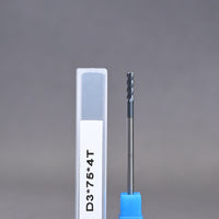 METALDUR 3*75 4FLUTE FLAT BLACK 55HRC ALTiAN COATED