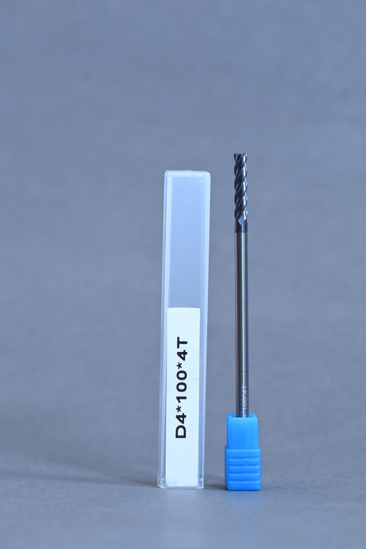 METALDUR 4*100 4FLUTE FLAT BLACK 55HRC ALTiAN COATED