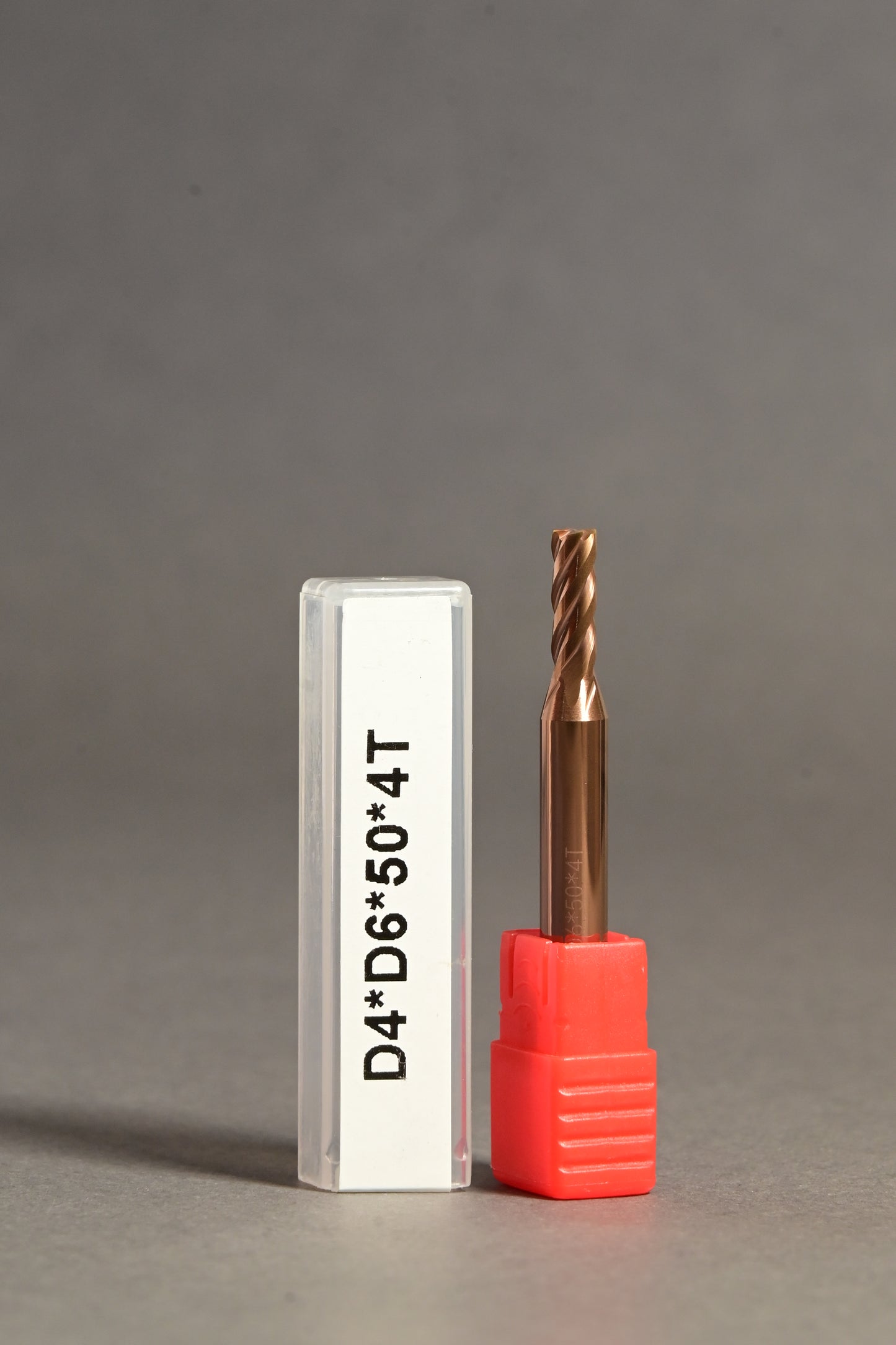 METALDUR 4*6*50 4FLUTE FLAT COPPER 55HRC TiCN COATED