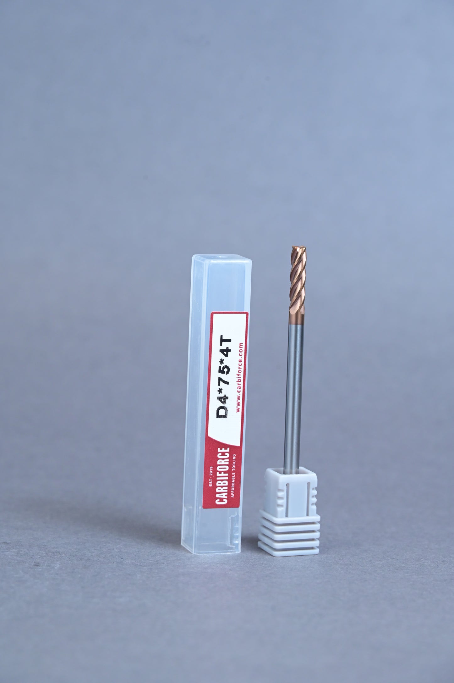 CARBIFORCE 4*75 4FLUTE FLAT  55HRC TiSiN COATED