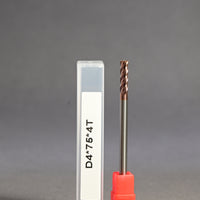 METALDUR 4*75 4FLUTE FLAT COPPER 55HRC TiCN COATED