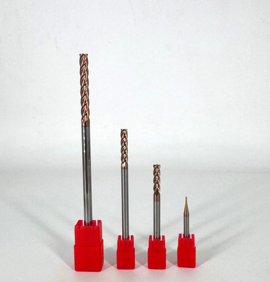 METALDUR 8*200 4FLUTE FLAT COPPER 55HRC TiCN COATED
