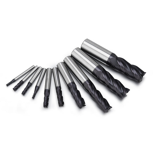 METALDUR 18*100 4FLUTE FLAT BLACK 55HRC ALTiAN COATED
