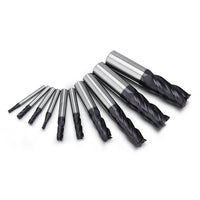 METALDUR 18*100 4FLUTE FLAT BLACK 55HRC ALTiAN COATED